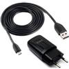 HTC CARICABATTERIE ORIGINALE DA CASA TC E250 5W + CAVO DC M410 MICROUSB BLACK BULK PER CELLULARI