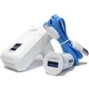 LDNIO SET ORIGINALE 3 IN 1 CARICABATTERIE DA CASA + DA AUTO + CAVO MICROUSB S100 USB 10.5W WHITE PER SMARTPHONE