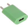 MAXY CARICABATTERIE DA PARETE PER CASA UFFICIO USB UNIVERSALE HHC-001 5W 1A GREEN PER CELLULARI
