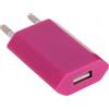 MAXY CARICABATTERIE DA PARETE PER CASA UFFICIO USB UNIVERSALE HHC-001 5W 1A MAGENTA PER CELLULARI