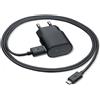 NOKIA CARICABATTERIE ORIGINALE DA PARETE PER CASA AC-60E 7.5W + CAVO MICROUSB BLACK BULK PER SMARTPHONE