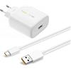 OPPO CARICABATTERIE ORIGINALE PER CASA USB SUPERVOOC VCA7GACH 65W CAVO TYPE-C D301 WHITE PER SMARTPHONE