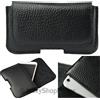 MAXY CLASSIC CRACK CASE CUSTODIA DA CINTURA ORIZZONTALE VERA PELLE BLACK PER PIXI 4 (4) ASCEND Y300