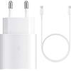 SAMSUNG CARICABATTERIE FAST CHARGING ORIGINALE ULTRA RAPIDO CASA USB-C TYPE C EP-TA800 25W WHITE BULK SMARTPHONE