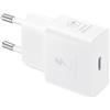 SAMSUNG CARICABATTERIE FAST CHARGING ORIGINALE ULTRA RAPIDO USB-C EP-TA2510 25W WHITE BLISTER PER SMARTPHONE