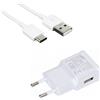 SAMSUNG CARICABATTERIE ORIGINALE DA PARETE PER CASA EP-TA50EWE 7.75W+ USB-C WHITE BULK SMARTPHONE