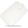 MAXY CUSTODIA DA CINTURA A FONDINA DEKO-15 CASE POUCH UNIVERSALE WHITE