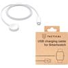 TACTICAL BASETTA CARICABATTERIE USB-C PER APPLE WATCH 1-2-3-4-6-7-8-9-10-11 SE ULTRA 1-2-3 WHITE