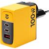 TACTICAL CARICABATTERIE DA CASA ORIGINALE NET WARRIOR 1X USB + 2X USB-C 100W YELLOW PER SMARTPHONE