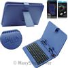 BLUN CUSTODIA WTK-100 A LIBRO ORIGINALE UNIVERSALE POUCH CON TASTIERA PER TABLET 7 BLU