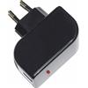 TEL1 CARICABATTERIE PARETE USB 10W UNIVERSALE BLACK PER SMARTPHONE