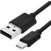 ALCATEL CAVO DATI E RICARICA ORIGINALE USB TO Type C CDA0000123C8 BLACK BULK PER SMARTPHONE