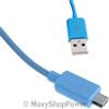 MAXY CAVO DATI E RICARICA MICROUSB 0,90 cm BLU BULK PER SMARTPHONE
