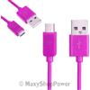 MAXY CAVO DATI E RICARICA MICROUSB 0,90 cm MAGENTA BULK PER SMARTPHONE