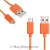 MAXY CAVO DATI E RICARICA MICROUSB 0,90 cm ORANGE BULK PER SMARTPHONE