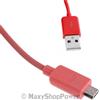 MAXY CAVO DATI E RICARICA MICROUSB 0,90 cm RED BULK PER SMARTPHONE