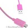 MAXY CAVO DATI E RICARICA MICROUSB 0,90 cm ROSA BULK PER SMARTPHONE