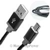 MAXY CAVO DATI E RICARICA MICROUSB 1 METRO METALLICO BLACK PER SMARTPHONE