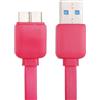 MAXY CAVO DATI E RICARICA MICROUSB 3.0 GUAINA PIATTA ANTI AGGROVIGLIAMENTO 1 METRI RED BULK PER SMARTPHONE