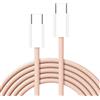 MAXY CAVO DATI E RICARICA PD60W 3A C263 USB-C TO USB-C FAST CHARGE 60W 2M ROSA PER SMARTPHONE TABLET