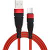 MAXY CAVO DATI E RICARICA USB TO LIGHTNING CONNECTOR C170 RED 2M PER APPLE IPHONE IPAD