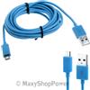 MAXY CAVO DATI E RICARICA USB TO MICROUSB 2 METRI BLU PER CELLULARI