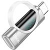 HOCO ADATTATORE MISURATORE POTENZA ORIGINALE UA17 Type C - USB-C MASCHIO FEMMINA FINO A 100W PER SMARTPHONE