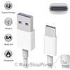 HUAWEI CAVO DATI E RICARICA Type C ORIGINALE HL1289 FAST CHARGING 5A WHITE BULK