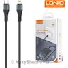 LDNIO CAVO DATI E RICARICA FAST 18W USB-C TO APPLE 8 PIN CONNECTOR LC961 GREY PER IPHONE IPAD