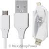 LG CAVO DATI E RICARICA Type C ORIGINALE EAD63849201 - 03 - 04 WHITE BULK PER SMARTPHONE