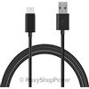 MOTOROLA CAVO DATI E RICARICA USB to Type C ORIGINALE S928C67838 3A BLACK BULK PER SMARTPHONE