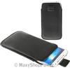 MAXY CUSTODIA FONDINA UNIVERSALE S3 SIMIL PELLE BLACK PER SMARTPHONE