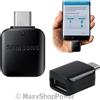 SAMSUNG ADATTATORE OTG ORIGINALE GH98-41288A EE-UN930BBEG Type C - USB BLACK BULK PER SMARTPHONE