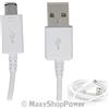 SAMSUNG CAVO DATI MicroUsb ORIGINALE EP-DG925UWE WHITE BULK PER SMARTPHONE