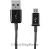 SAMSUNG CAVO DATI ORIGINALE ECB-DU4EBE MicroUsb USB 1,5M BLACK BULK PER GALAXY SERIE A - J - S - N