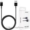 SAMSUNG CAVO DATI USB Type C ORIGINALE EP-DG930CBE ANDROID AUTO BLACK BLISTER PER GALAXY