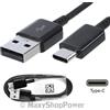 SAMSUNG CAVO DATI USB Type C ORIGINALE EP-DW700CBE 1,5M BLACK BULK PER GALAXY USB-C CONNECTOR