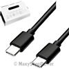 SAMSUNG CAVO DATI USB-C Type C ORIGINALE EP-DG977BBE BLACK BULK PER GALAXY USB-C CONNECTOR