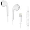 FORCELL AURICOLARE STEREO LIGHTNING ERGONOMICO IOS WHITE PER IPHONE 11 12 13 14 MAX PRO
