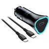 BLUE STAR CARICABATTERIE DA AUTO PER ACCENDISIGARI USB-C FAST CHARGING C671 20W CAVO USB-C PER SMARTPHONE