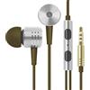 MAXY MI AURICOLARE A FILO STEREO IN-EAR SUPER BASS HEADPHONES JACK 3,5MM UNIVERSALE SILVER