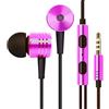 MAXY MI AURICOLARE A FILO STEREO SUPER BASS HEADPHONES IN-EAR JACK 3,5MM UNIVERSALE PINK