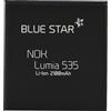 BLUE STAR BATTERIA IONI DI LITIO 3,7V 2100mAh PER MICROSOFT LUMIA 535 - 540 DUAL SIM - NOKIA LUMIA 830