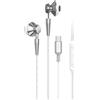 PAVAREAL AURICOLARE ORIGINALE A FILO ERGONOMICO HI-FI M10C USB-C DAC WHITE PER SMARTPHONE