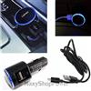 LDNIO CARICABATTERIE ORIGINALE DL-DC216 AUTO DUAL USB CON CAVO MICROUSB BLACK PER SMARTPHONE