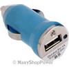 MAXY CARICABATTERIE PER AUTO DA ACCENDISIGARI USB UNIVERSALE 5W 1A BLU BULK PER CELLULARI