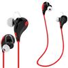 MAXY AURICOLARE BLUETOOTH SPORT PER CORRERE QY7 RED PER SMARTPHONE