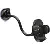 BLUE STAR SUPPORTO AUTO STAND VENTOSA PARABREZZA E CLIP AREAZIONE CON BRACCIO 27CM BLACK PER SMARTPHONE