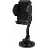 GLOBAL TECHNOLOGY GT SUPPORTO AUTO UNIVERSALE STAND A VENTOSA DA PARABREZZA 23-GT BLACK PER SMARTPHONE