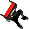 HAWEEL SUPPORTO AUTO GOMMATO UNIVERSALE HWL-6310 DA BOCCHETTA ORIENTABILE BLACK - RED PR SMARTPHONE